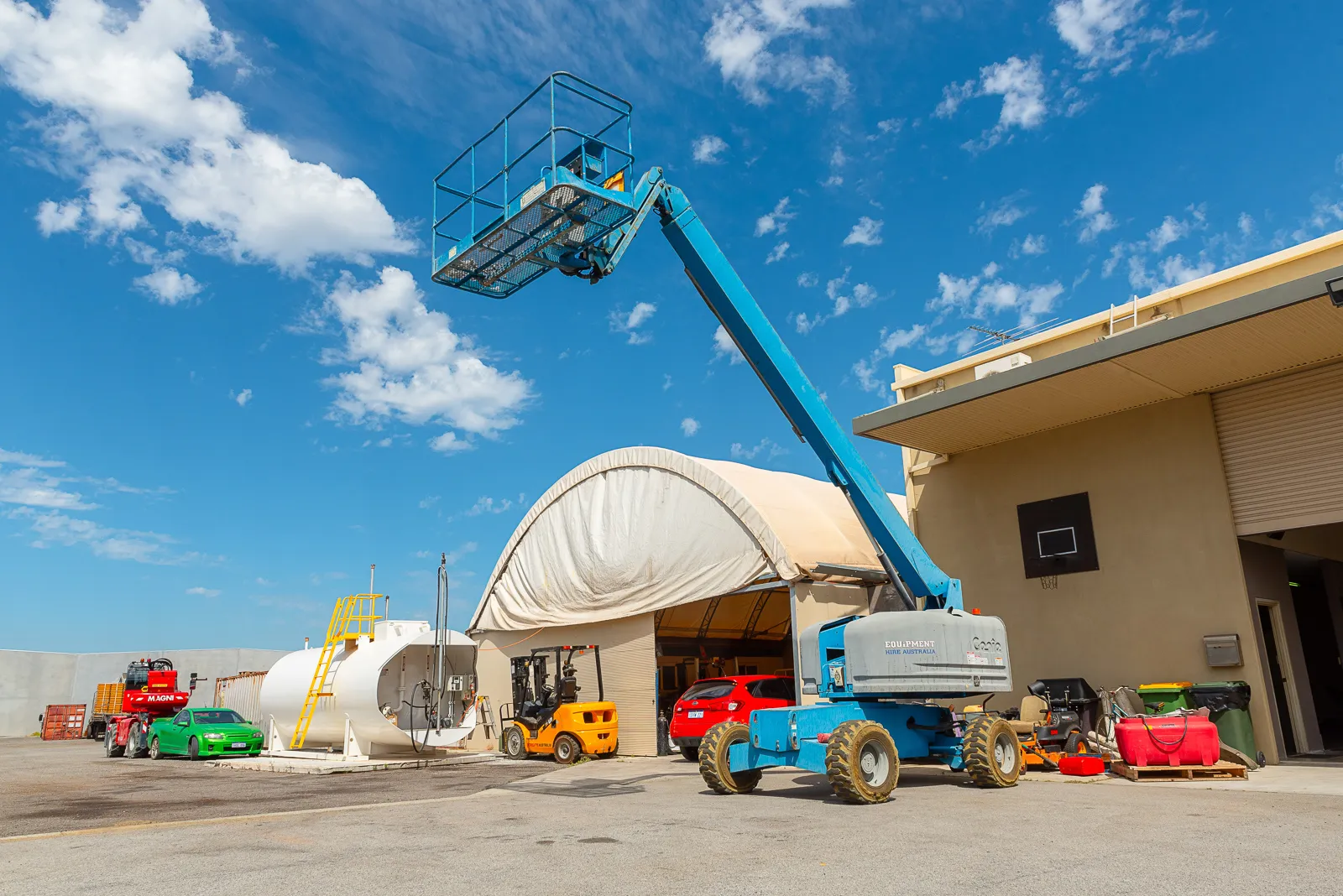 JD Rigging & Construction, Equipment Hire Australia boom lift for hire